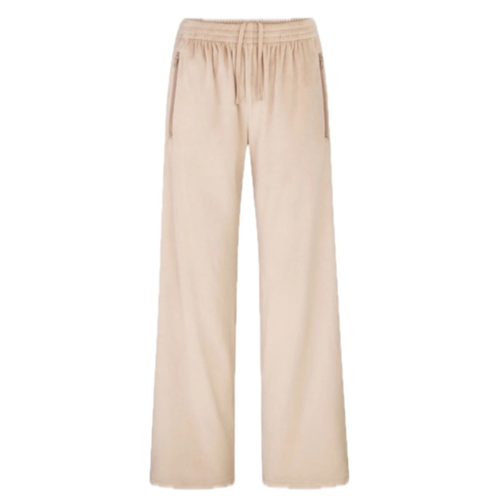 SKIMS Beige Wide-Leg Lounge Pants